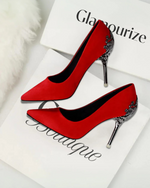 Lumière™ Hollow Suede Heels