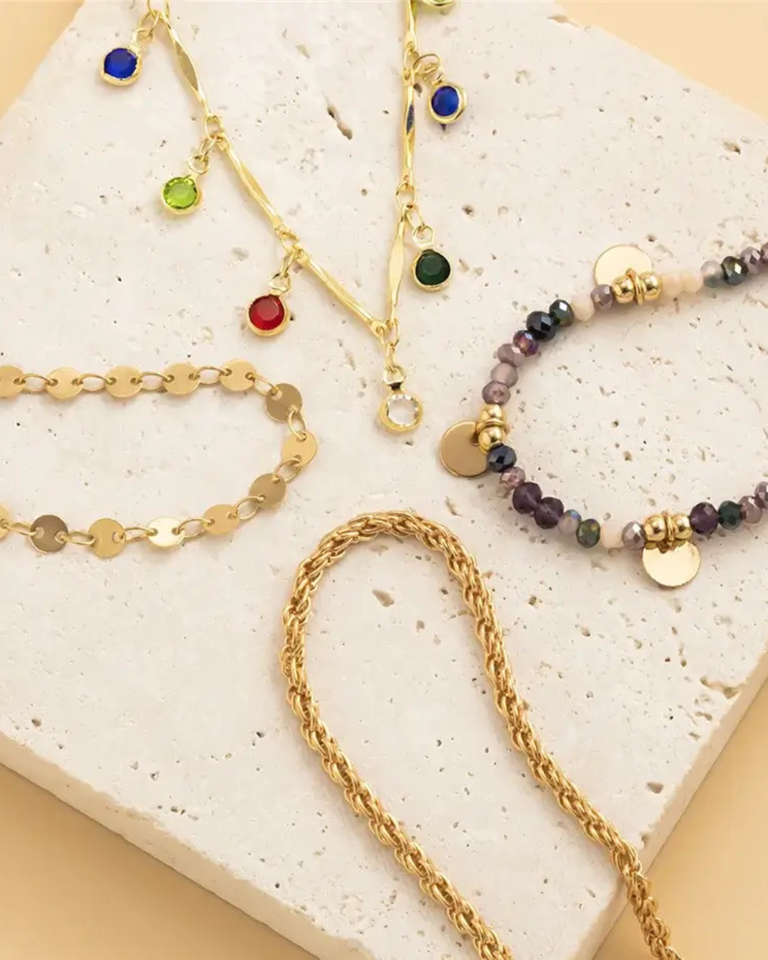 Celeste™ 18K Layered Necklace Set