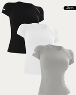 ModernFit™ Seamless Active Tees (3-Pack)