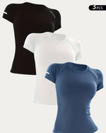 ModernFit™ Seamless Active Tees (3-Pack)