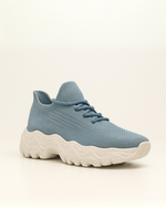 Angled view of Glacier OrthoEase Luxe showing soft mesh and thick sole