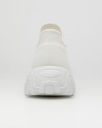 Back heel view of OrthoEase Luxe Ice orthopedic sneakers