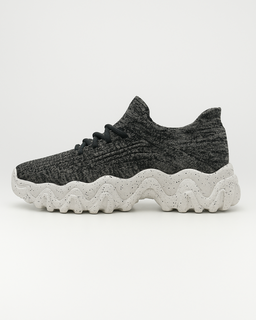 Right side view of OrthoEase Luxe Marble orthopedic sneaker
