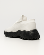 Rear angled view of OrthoEase Luxe Reverse comfort sneakers