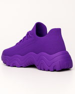 Rear angled perspective of OrthoEase Luxe Royal support sneaker