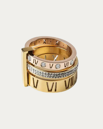 Eterna™ Roman Numeral Ring