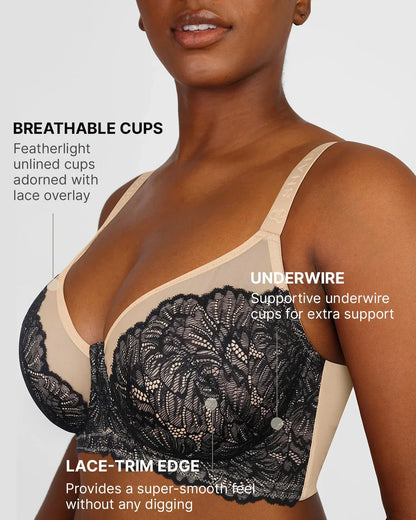 LuxeLace™ Full Support Bra
