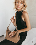 Valéria™ Luxe Suede Shoulder Bag