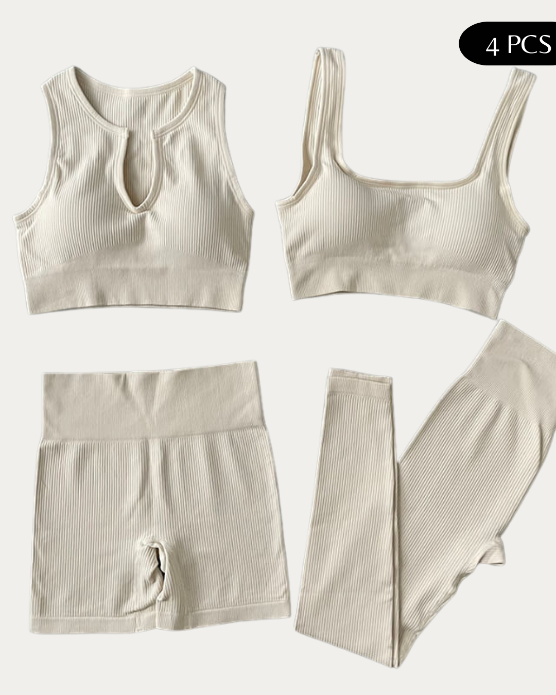 Lunaria™ Ribbed Serenity Set (4PCS)