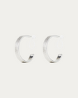 Lunara™ Textured Clip Hoops