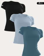 ModernFit™ Seamless Active Tees (3-Pack)