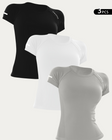 ModernFit™ Seamless Active Tees (3-Pack)