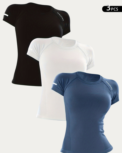 ModernFit™ Seamless Active Tees (3-Pack)