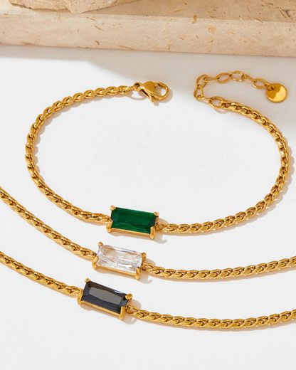 Emerald™ Gold Chain Bracelet