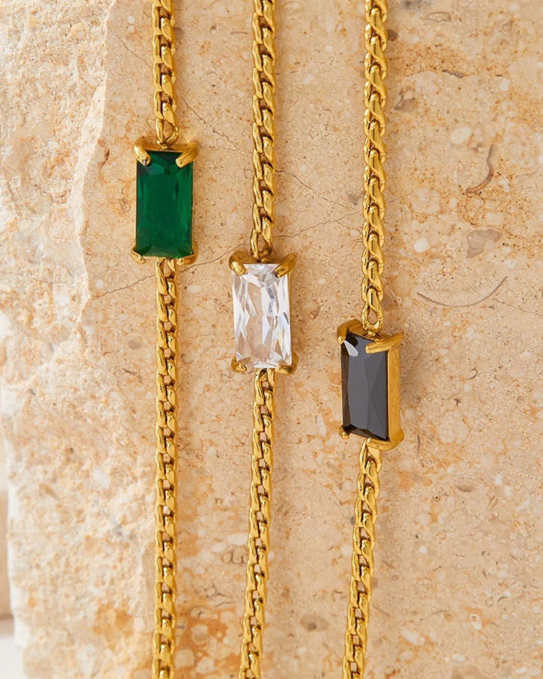 Emerald™ Gold Chain Bracelet