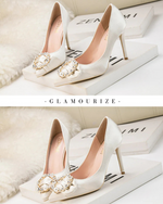 Éclat™ Rhinestone Buckle Heels