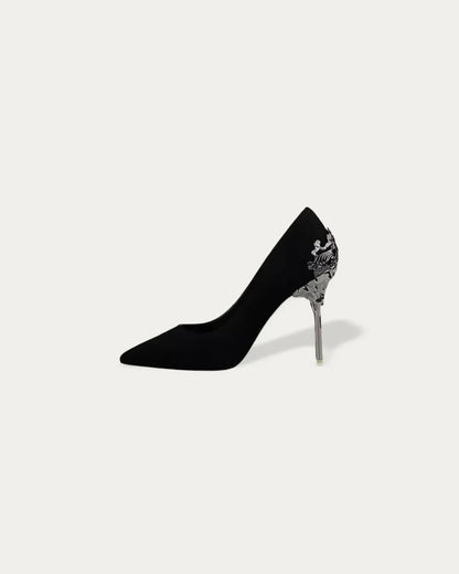 Lumière™ Hollow Suede Heels