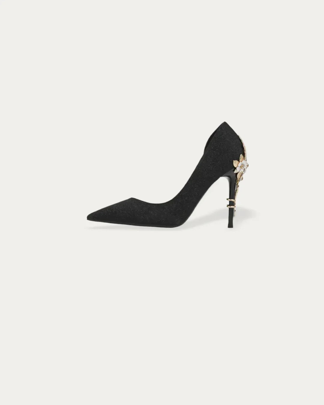 Fleur™ Engraved Metal Heels