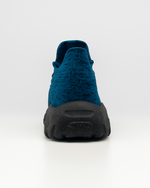 Back heel view of Cobalt OrthoEase Luxe sneaker