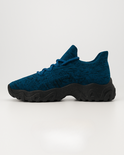 Right side view of OrthoEase Luxe Cobalt orthopedic sneaker

