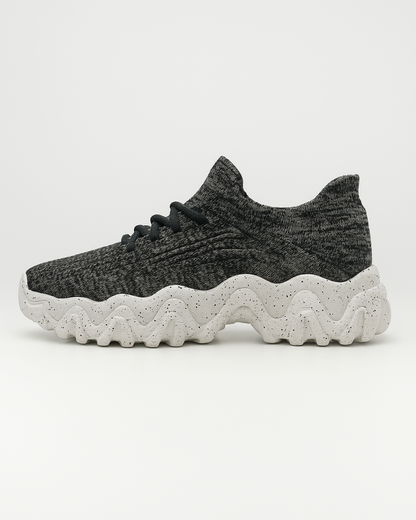 Right side view of OrthoEase Luxe Marble orthopedic sneaker