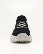 Front view of OrthoEase Luxe Oreo orthopedic sneaker