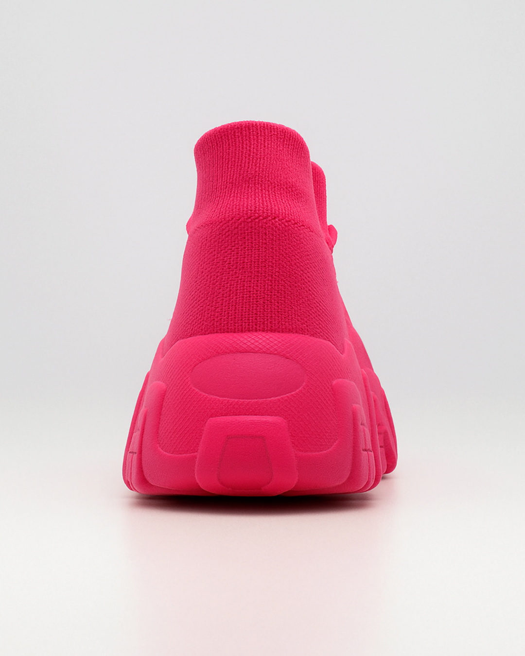 OrthoEase Luxe Pop Pink sneaker back view