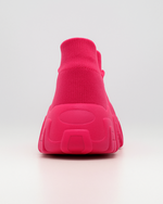 OrthoEase Luxe Pop Pink sneaker back view