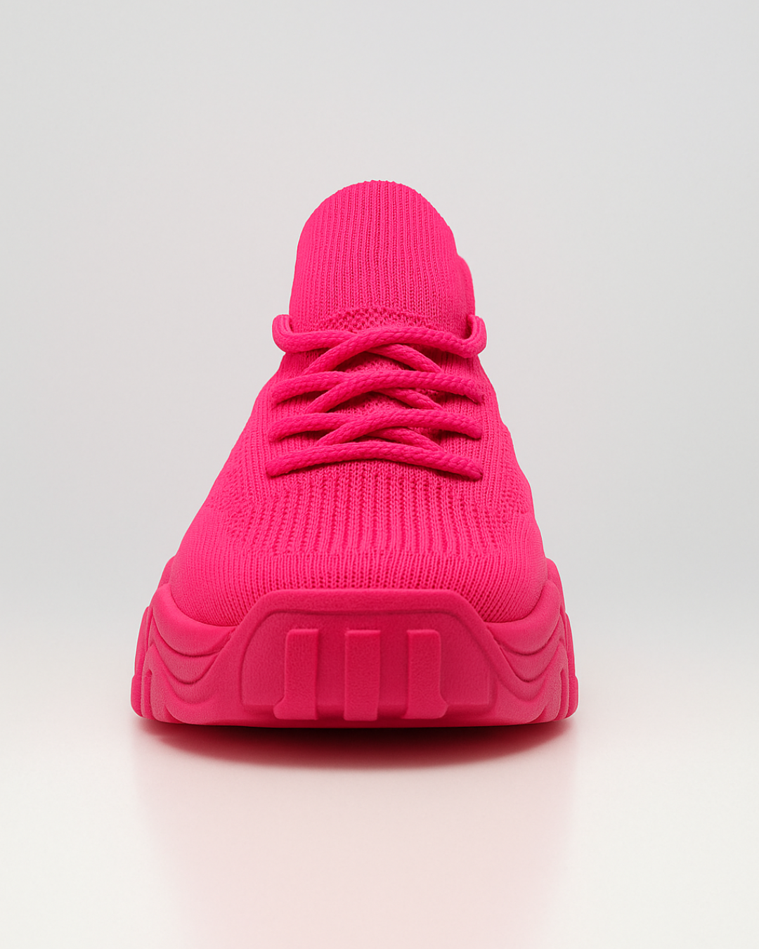 OrthoEase Luxe Pop Pink sneaker front view