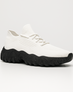 Angled view of OrthoEase Luxe Reverse orthopedic sneakers