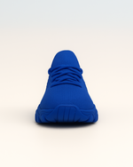 Front view of OrthoEase Luxe Sapphire comfort sneakers