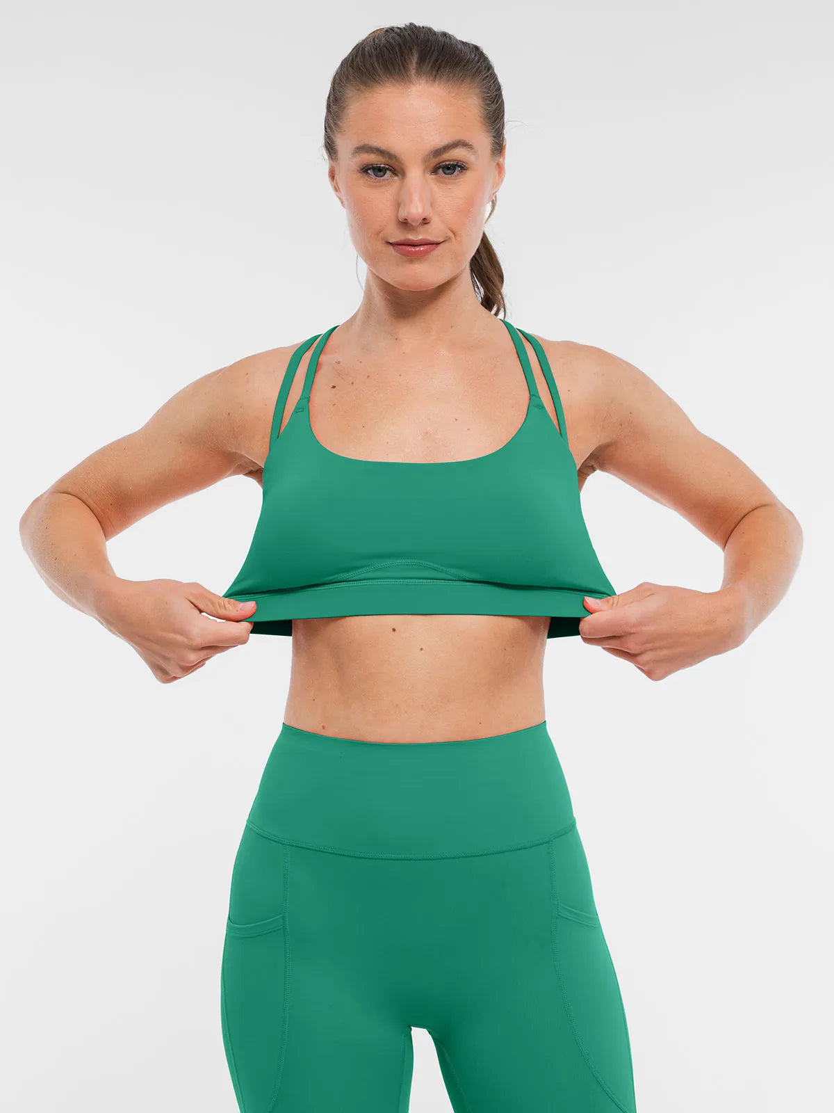 SculptEase™ Cross-Back Sports Bra