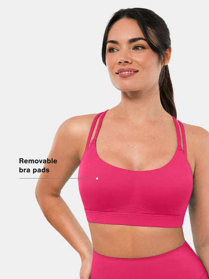 SculptEase™ Cross-Back Sports Bra