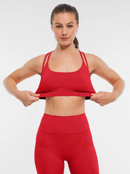 SculptEase™ Cross-Back Sports Bra